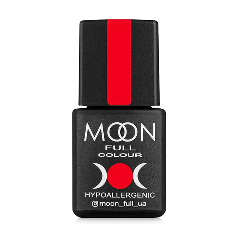 

Гель-лак для нігтів Moon Full Summer UV/LED, 616 рожево-червоний, 8 мл