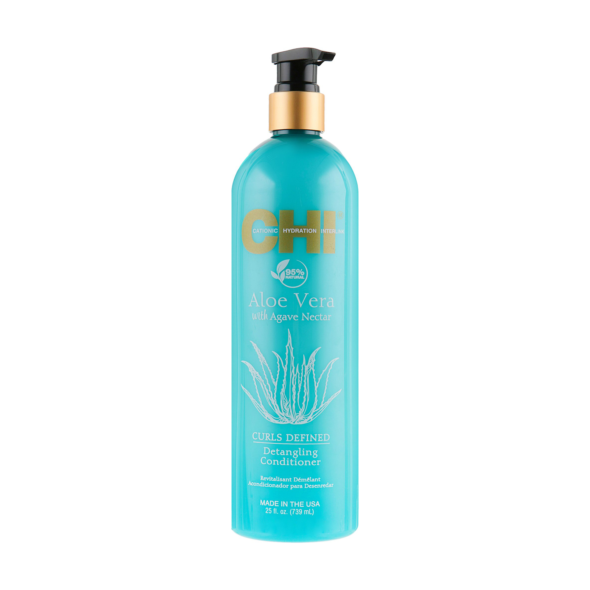 

Розгладжувальний кондиціонер для волосся CHI Aloe Vera Detangling Conditioner, 739 мл