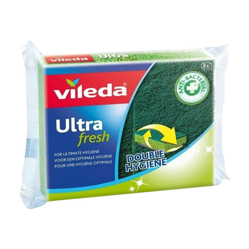 

Губка кухонна Vileda Ultra Fresh антибактеріальна, 2 шт