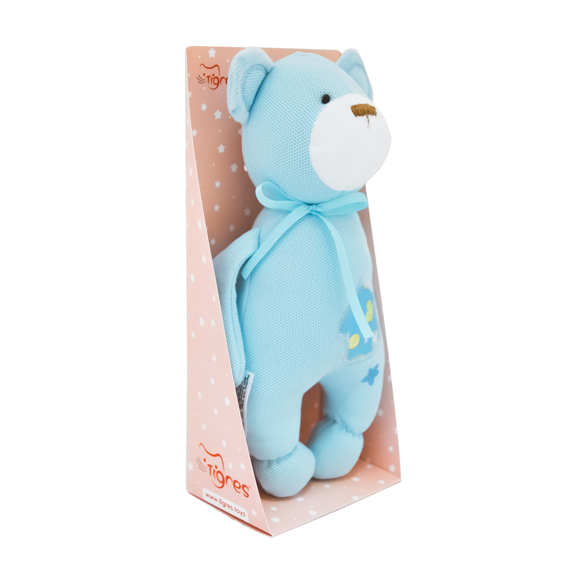 

М'яка іграшка Tigres Ведмедик Star, від народження (ВЕ-0132)