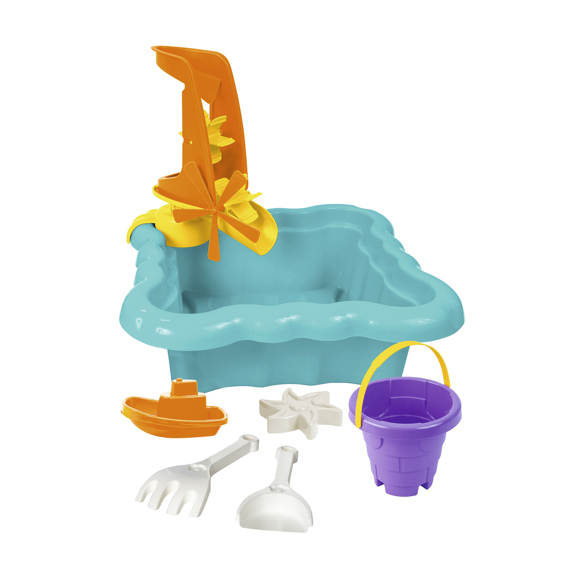 

Набір для гри з піском та водою Tigres з млином, бірюзовий, від 1 року (39699)