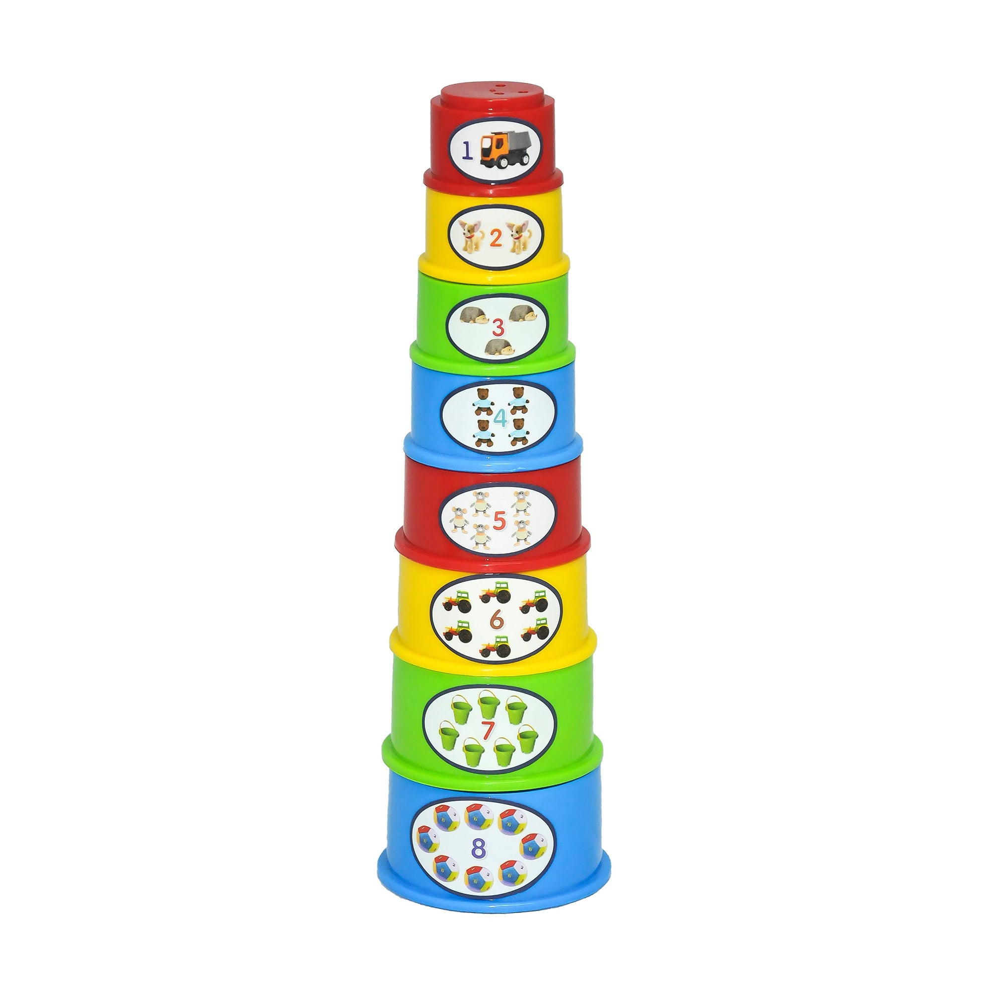 

Розвивальна іграшка Tigres Пірамідка, 8 предметів, від 1 року (39752)