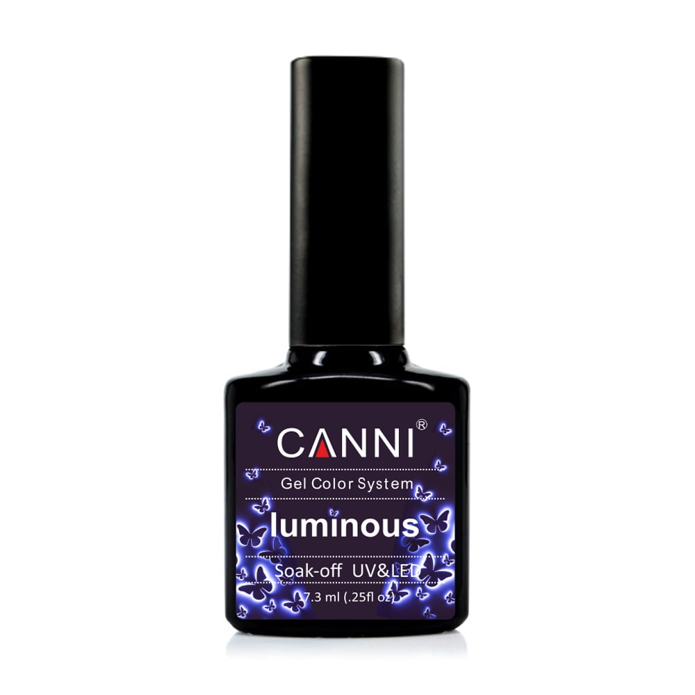 

Гель-лак для нігтів Canni Luminous Soak-off UV&LED Gel Color System 804 Небесний блакитний-яскравий блакитний, 7.3 мл