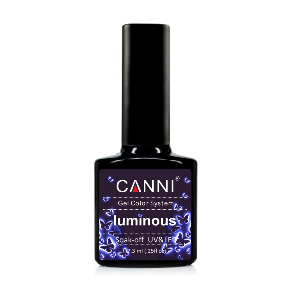 

Гель-лак для нігтів Canni Luminous Soak-off UV&LED Gel Color System 809 Жовтий неон-лайм, 7.3 мл