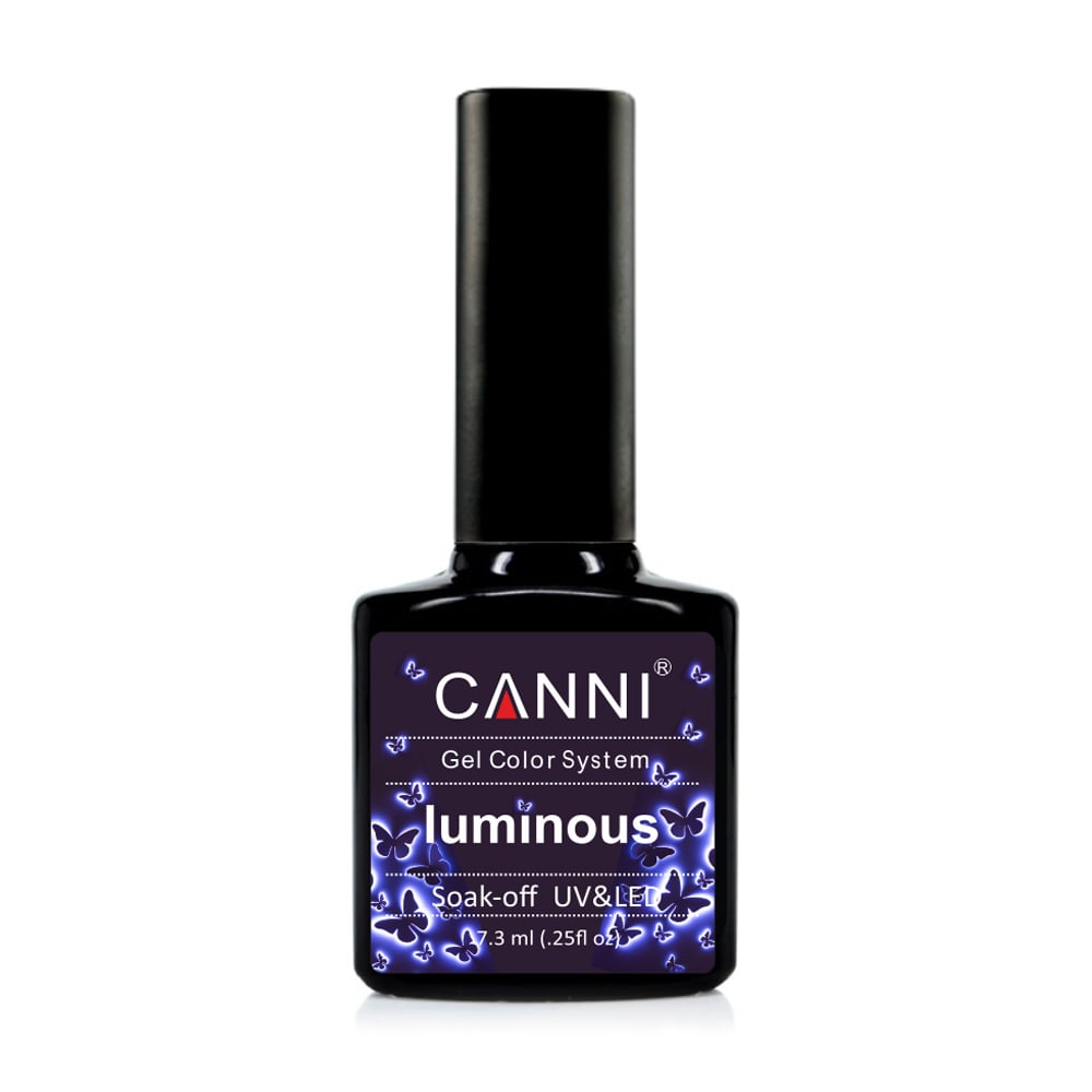

Уцінка! Гель-лак для нігтів Canni Luminous Soak-off UV&LED Gel Color System 809 Жовтий неон-лайм, 7.3 мл