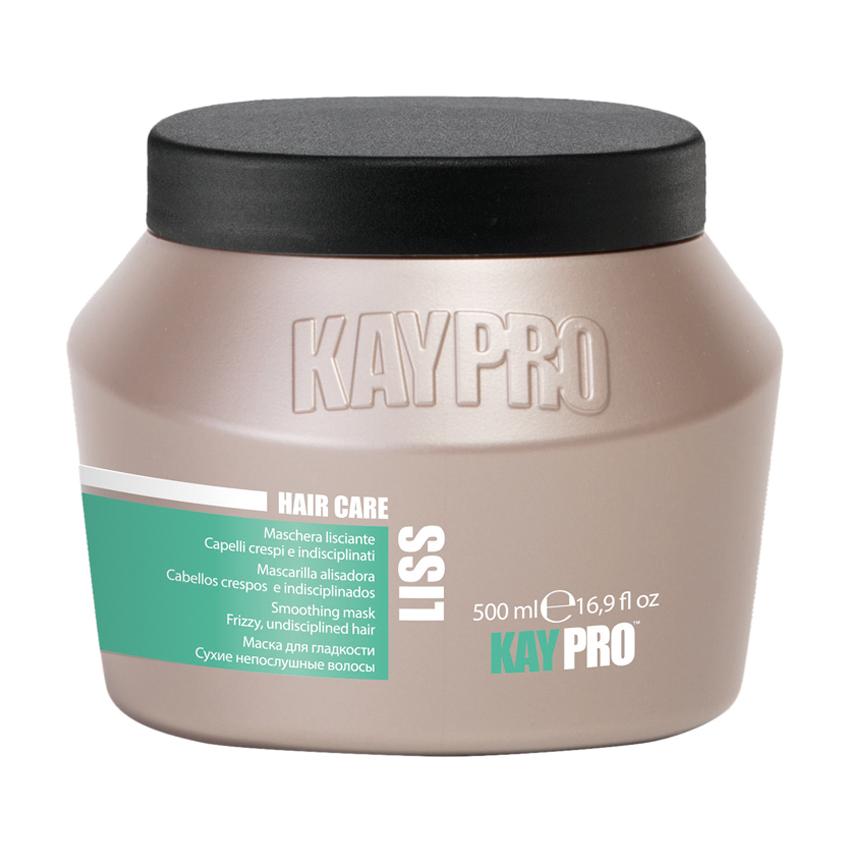 

Розгладжувальна маска KayPro Liss Hair Care Smoothing Mask для сухого неслухняного волосся, 500 мл