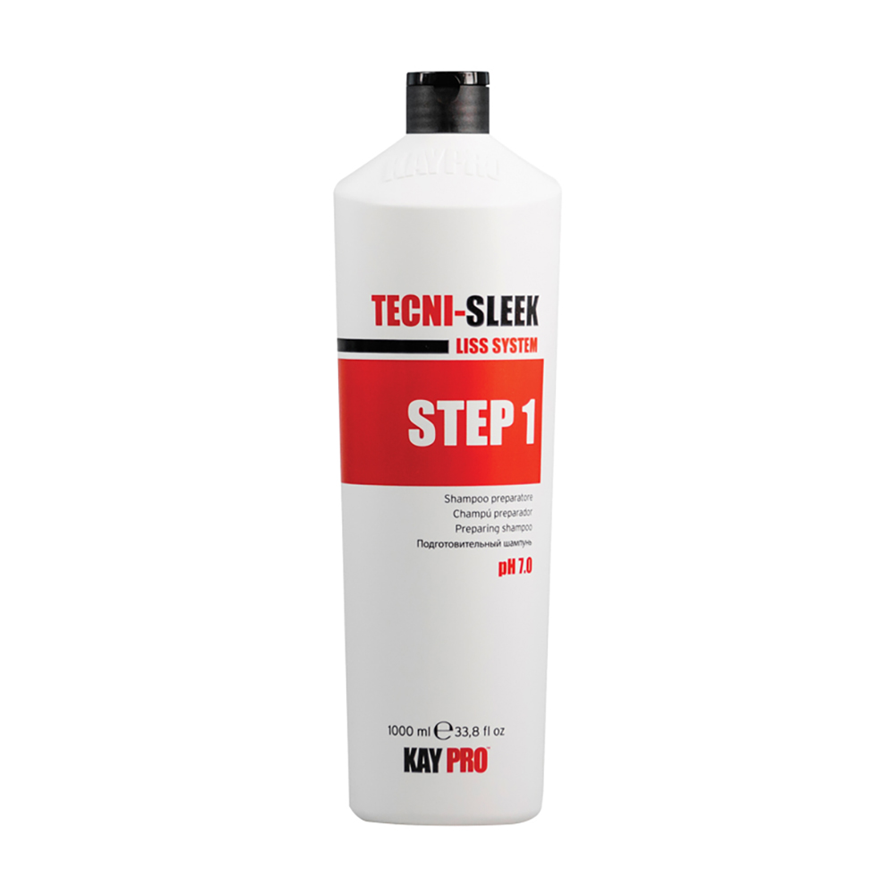 

Уцінка! Підготовлювальний шампунь для волосся KayPro Liss System Tecni-Sleek Step 1 Shampoo pH 7.0, 1 л