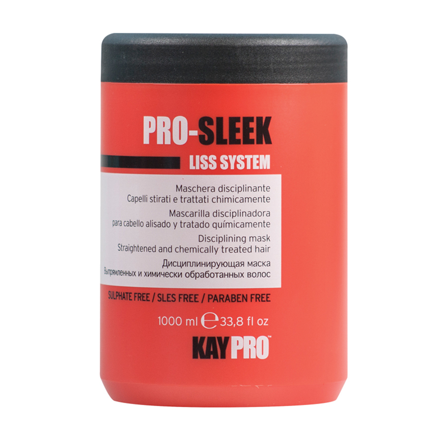 

Уцінка! Дисциплінувальна маска KayPro Pro-Sleek Mask для випрямленого та хімічно обробленого волосся, 1 л