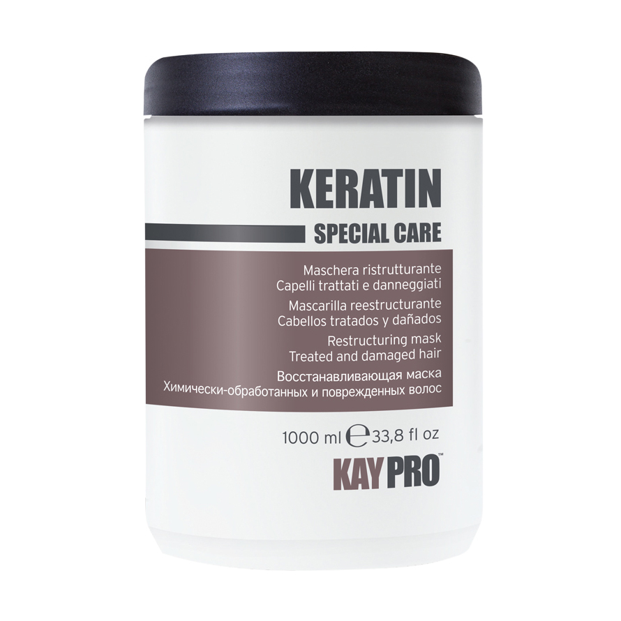 

Уцінка! Відновлювальна маска KayPro Special Care Keratin Mask для хімічно обробленого та пошкодженого волосся, 1 л