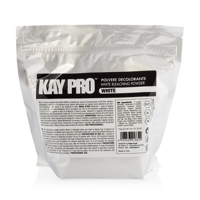 

Знебарвлювальний порошок KayPro Bleaching Powder White білий, 1 кг