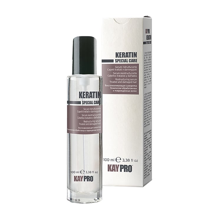 

Уцінка! Відновлювальна сироватка KayPro Special Care Keratin Serum для хімічно обробленого та пошкодженого волосся, 100 мл