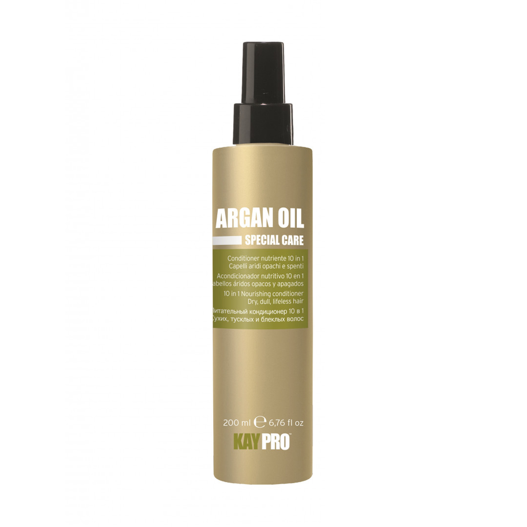 

Живильний кондиціонер 10 в 1 KayPro Special Care Argan Oil Conditioner для сухого і тьмяного волосся, з аргановою олією, 200 мл