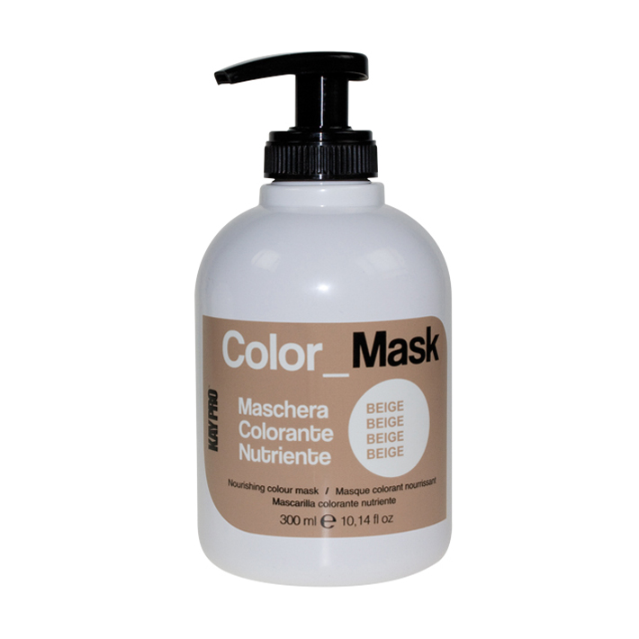 

Фарбувальна живильна маска для волосся KayPro Color Mask Бежевий, 300 мл