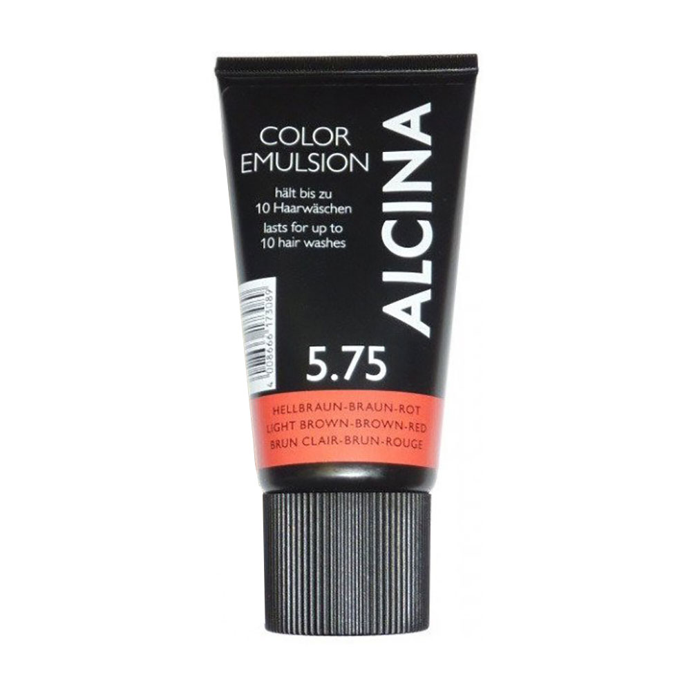 

Уцінка! Відтінкова емульсія для волосся Alcina Color Emulsion 5.75 Light Brown Brown Red, 150 мл