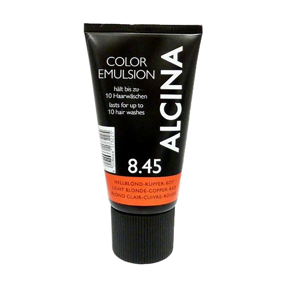 

Уцінка! Відтінкова емульсія для волосся Alcina Color Emulsion 8.45 Light Blonde Copper Red, 150 мл