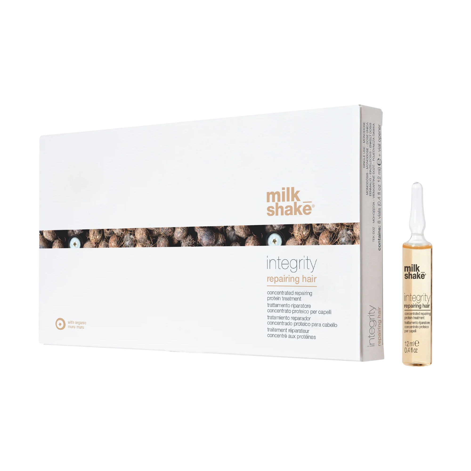 

Уцінка! Відновлювальний концентрат для волосся milk_shake Integrity Repairing Hair Treatment, 8*12 мл