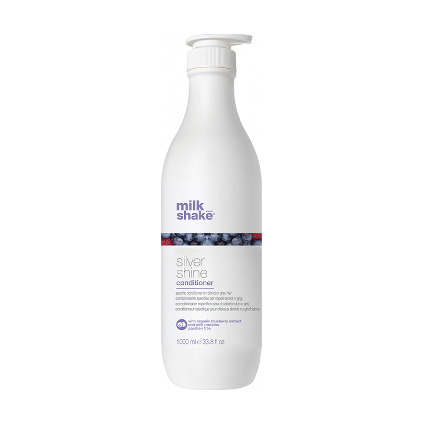 

Уцінка! Кондиціонер Milk_Shake Silver Shine Conditioner для освітленого та сивого волосся, 1 л