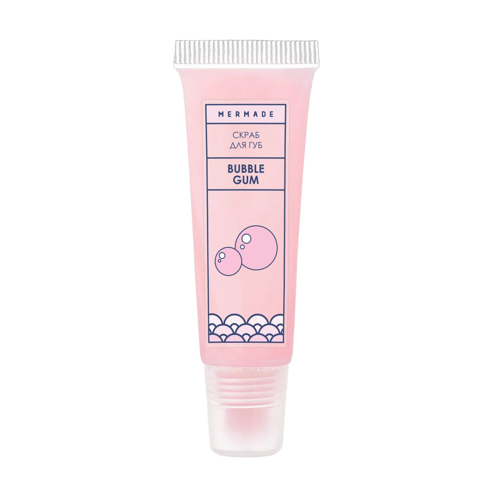 

Скраб для губ Mermade Bubble Gum з олією ши та бджолинним воском, 30 г
