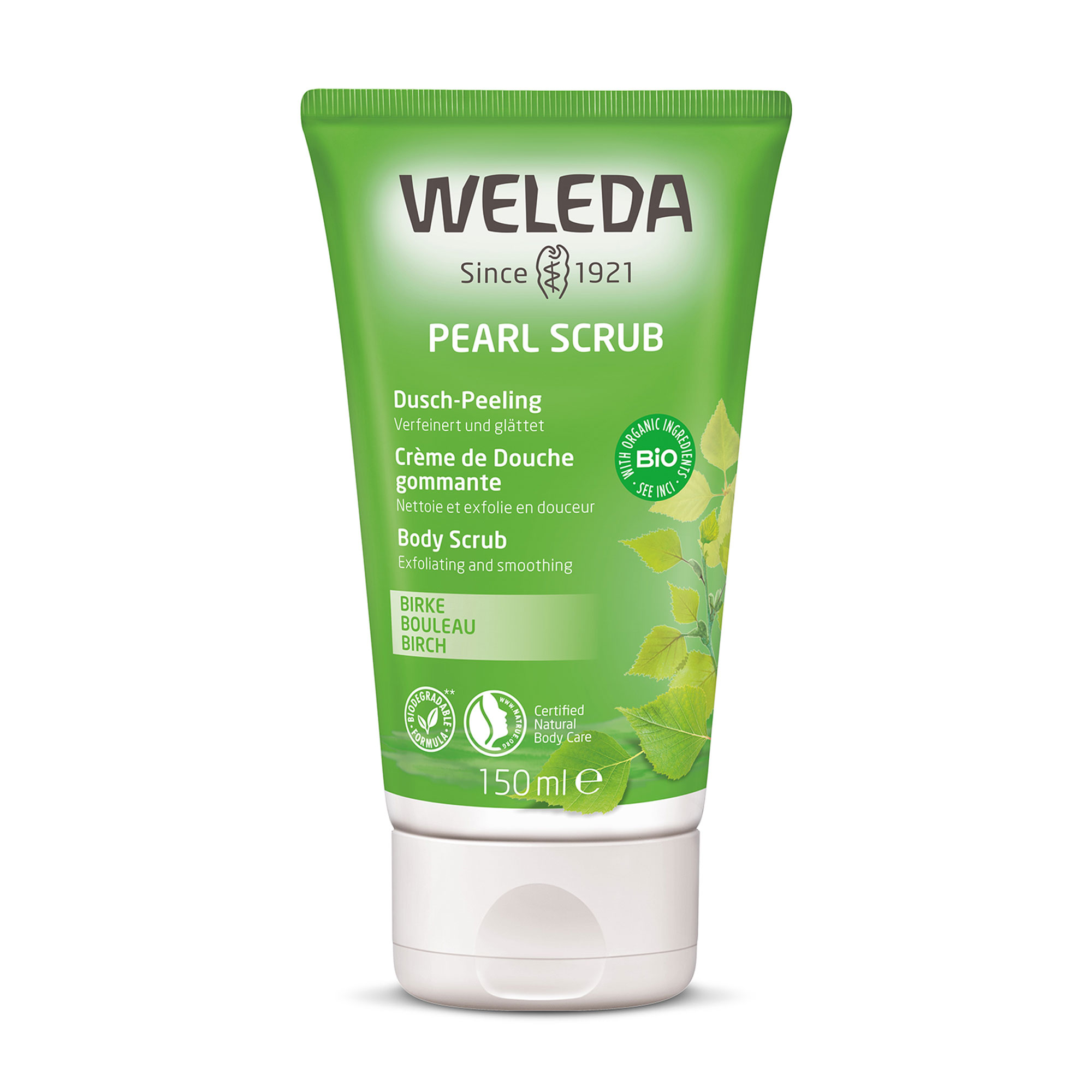 

Уцінка! Гель-пілінг для душу Weleda Birken Dusch-Peeling Березовий, 150 мл