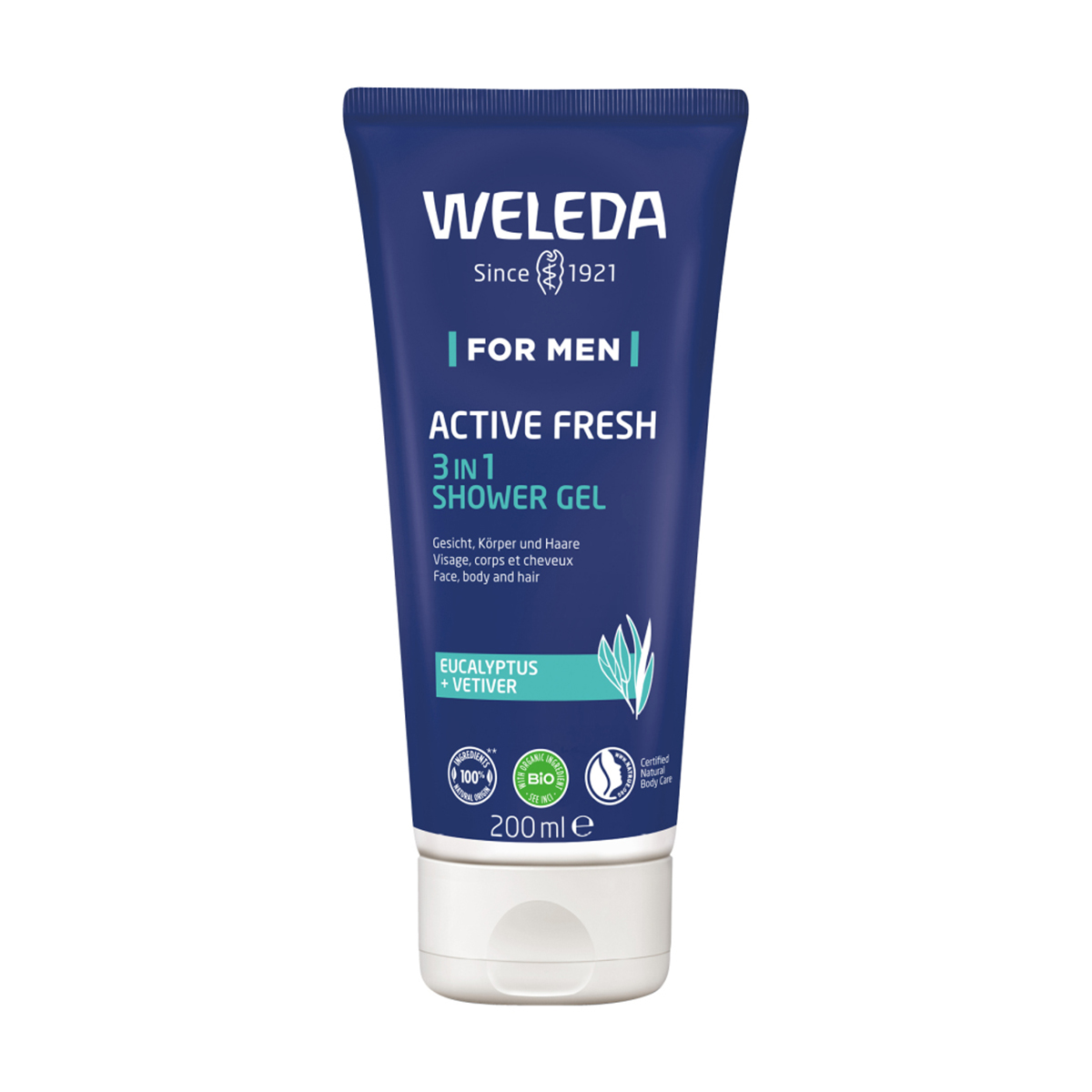 

Уцінка! Чоловічий освіжувальний гель для душу Weleda For Men Active Shower Gel, 200 мл