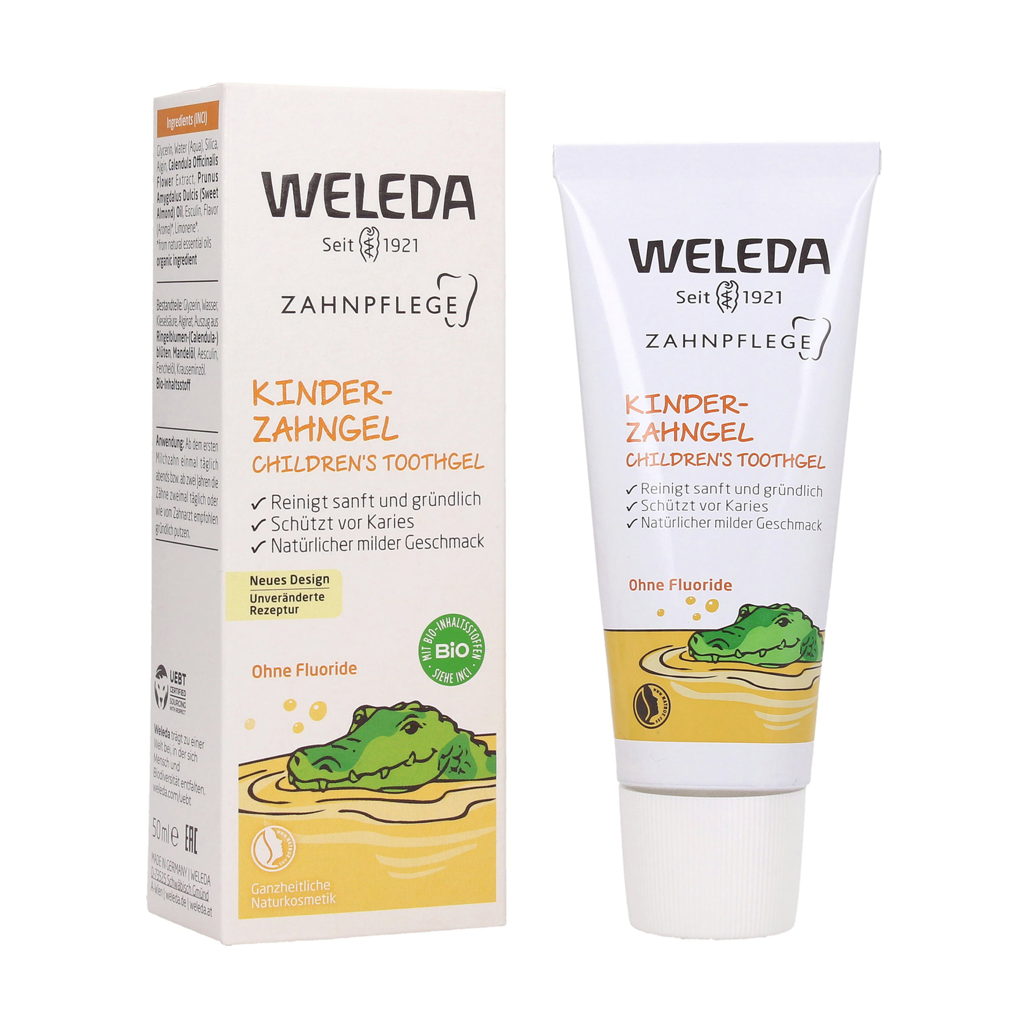

Уцінка! Дитяча гелева зубна паста Weleda Childrens Toothgel без фтору, 50 мл