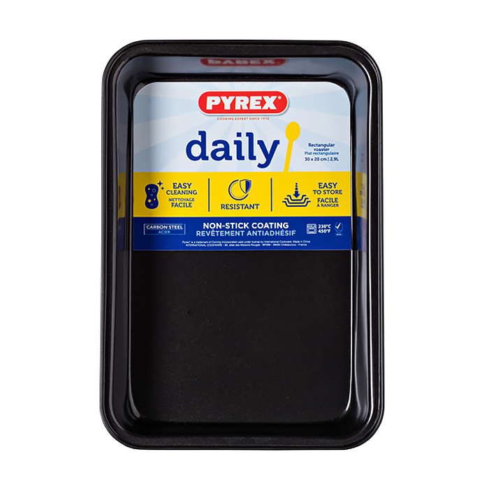 

Прямокутна форма для випічки PYREX Daily 2.9 л, 30*20 см (DM32RR6)