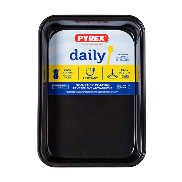 

Прямокутна форма для випічки PYREX Daily 3.7 л, 32*22 см (DM34RR6)