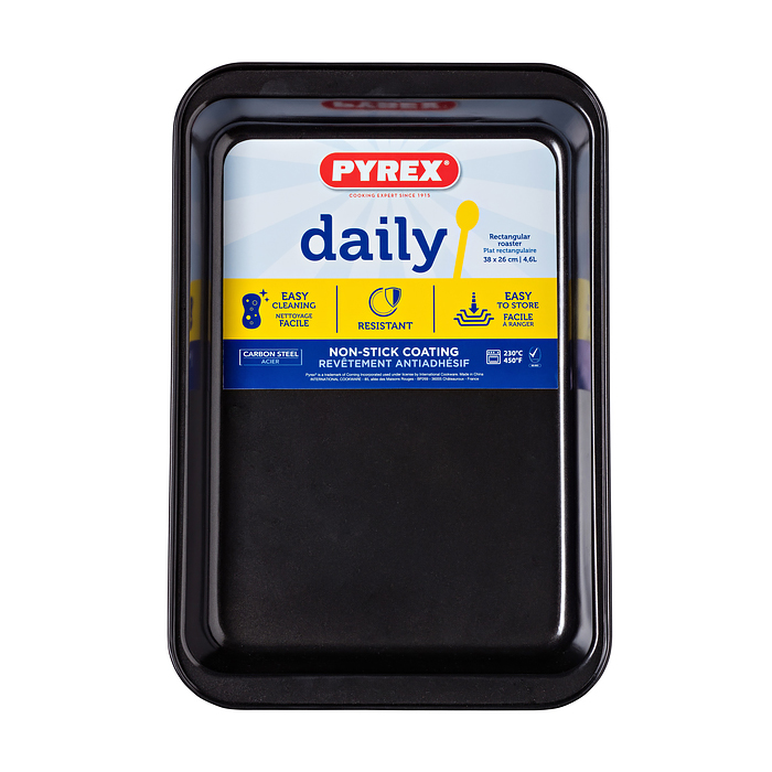 

Прямокутна форма для випічки PYREX Daily 4.6 л, 38*26 см (DM42RR6)