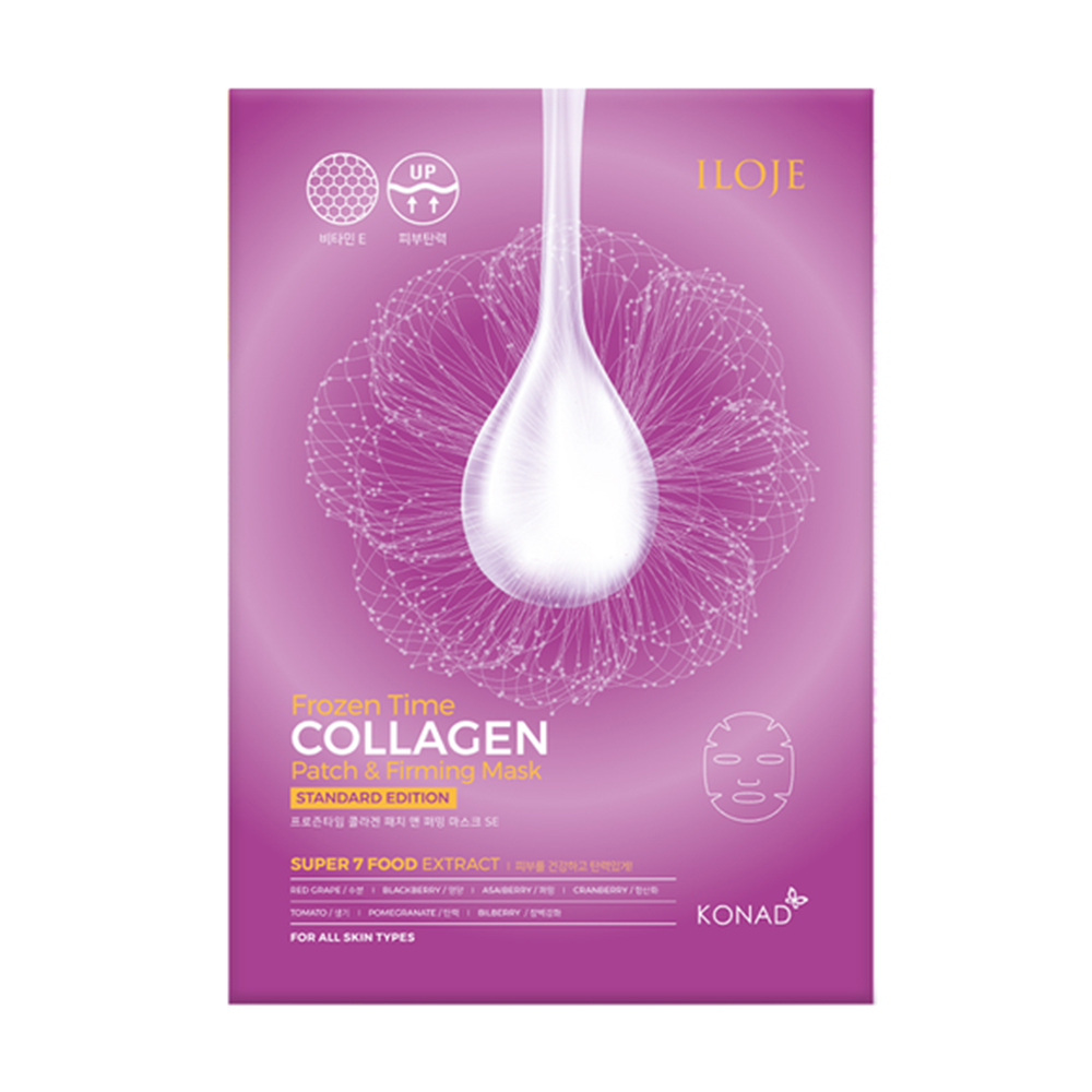 

Уцінка! Зміцнювальна маска для обличчя Konad Frozen Time Collagen Patch & Firming Mask, 25 г