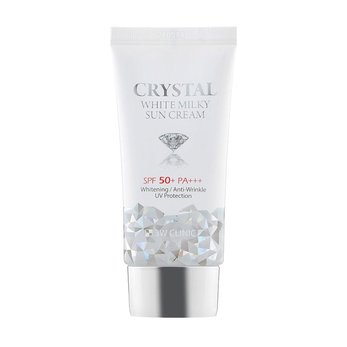 

Молочний сонцезахисний крем для обличчя 3W Clinic Crystal White Milky Sun Cream SPF50+ PA+++, 50 мл