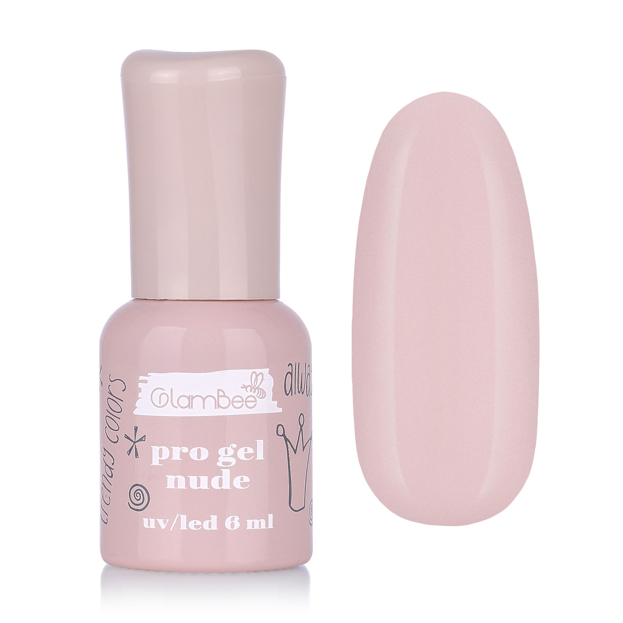 

Гель-лак для нігтів GlamBee ProGel Classic 98, 6 мл