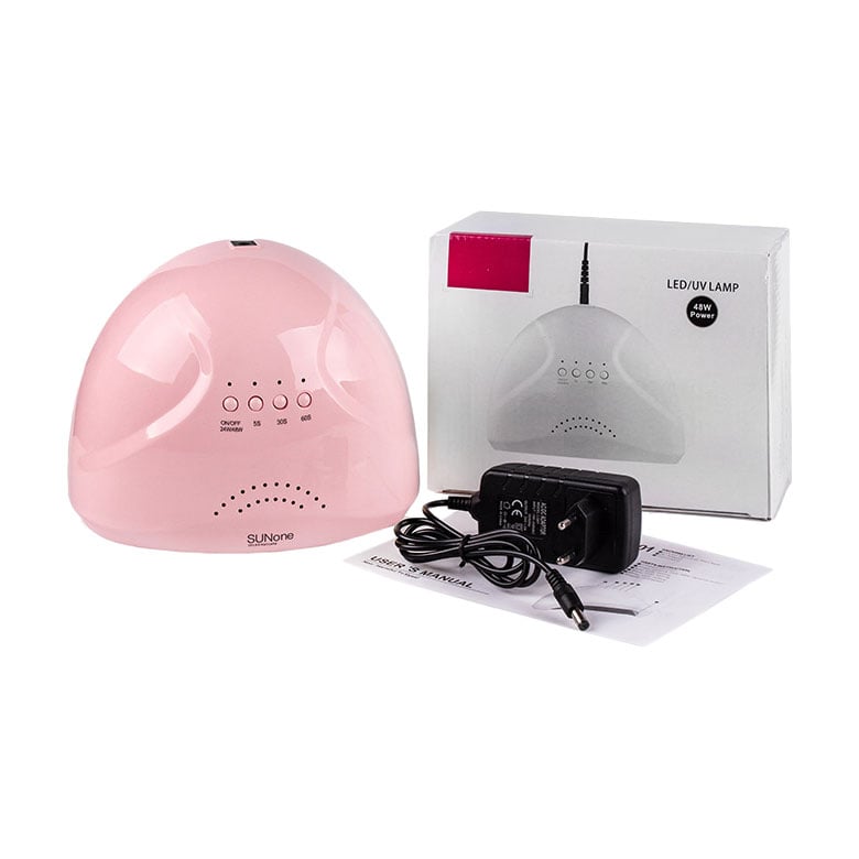 

Лампа для гель-лаку Sun One UV/LED Пастельно-рожева, 48 Вт