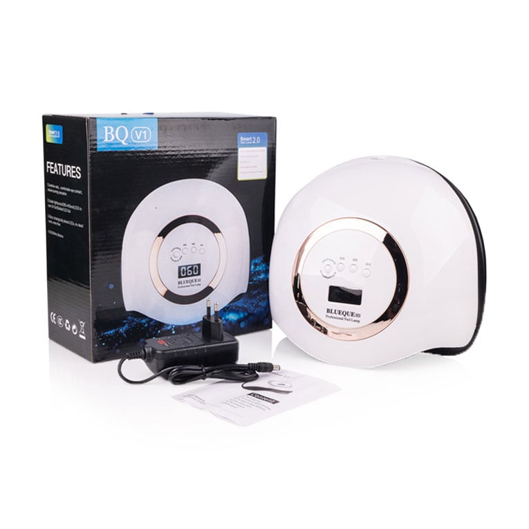 

Лампа для гель-лаку Sun BQ-V1 UV/LED Золота, 168 Вт