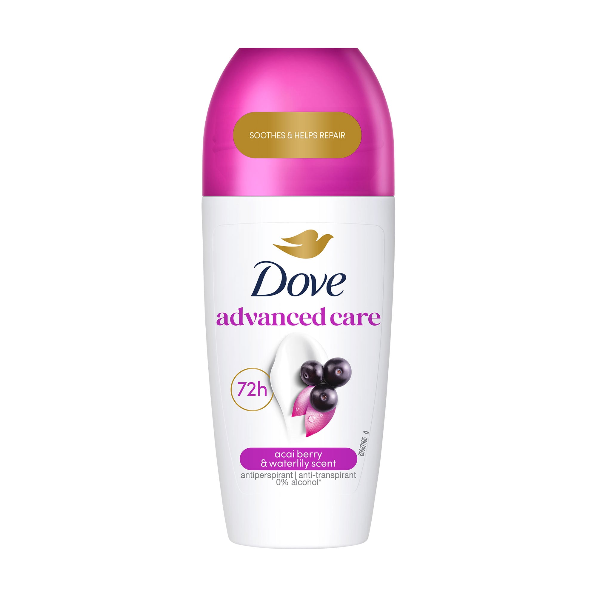 

Кульковий антиперспірант жіночий Dove Advanced Care 72H Ягоди асаї та водяна лілія, 50 мл