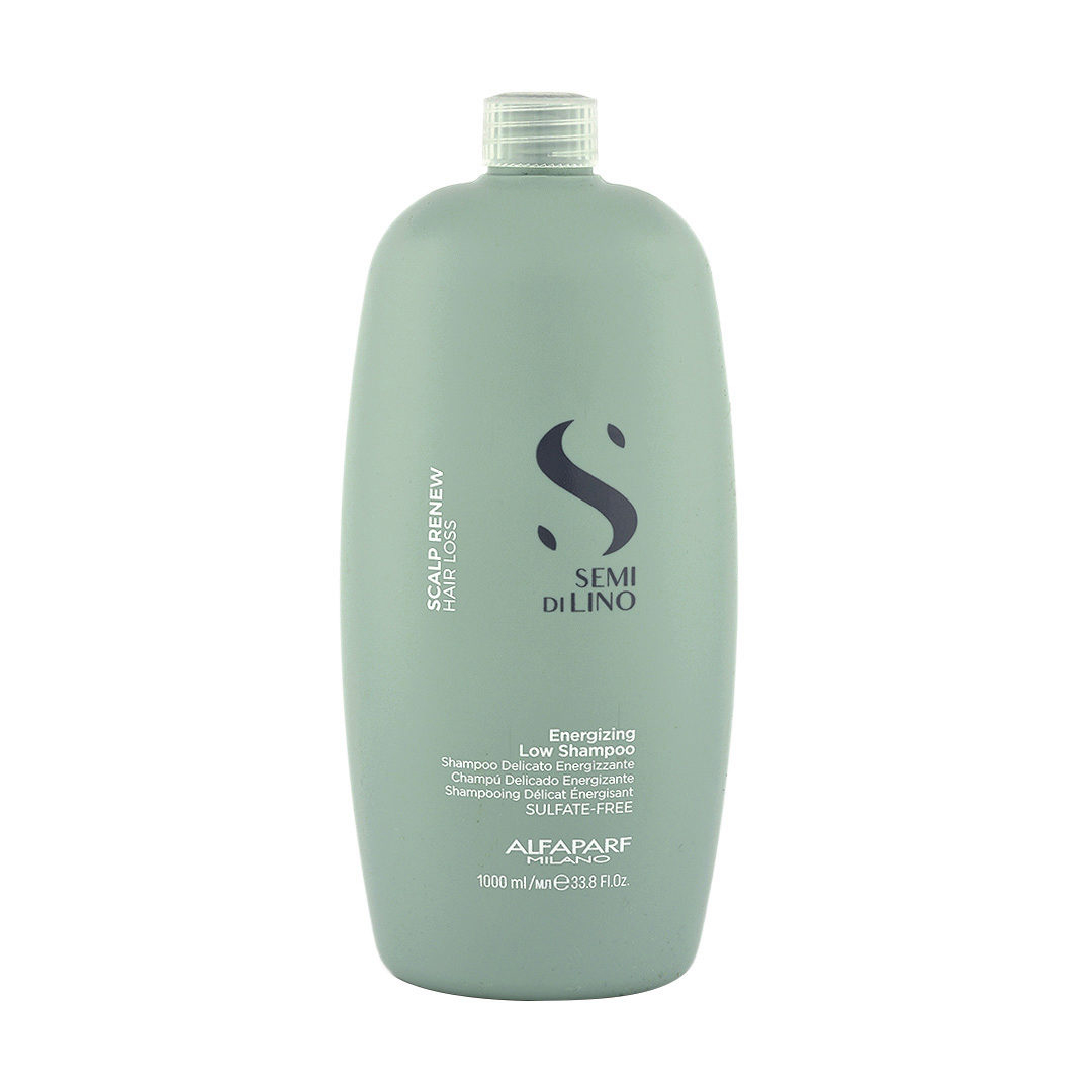 

Шампунь Alfaparf Semi De Lino Scalp Renew Energising Low Shampoo для слабкого та схильного до випадіння волосся, 1 л