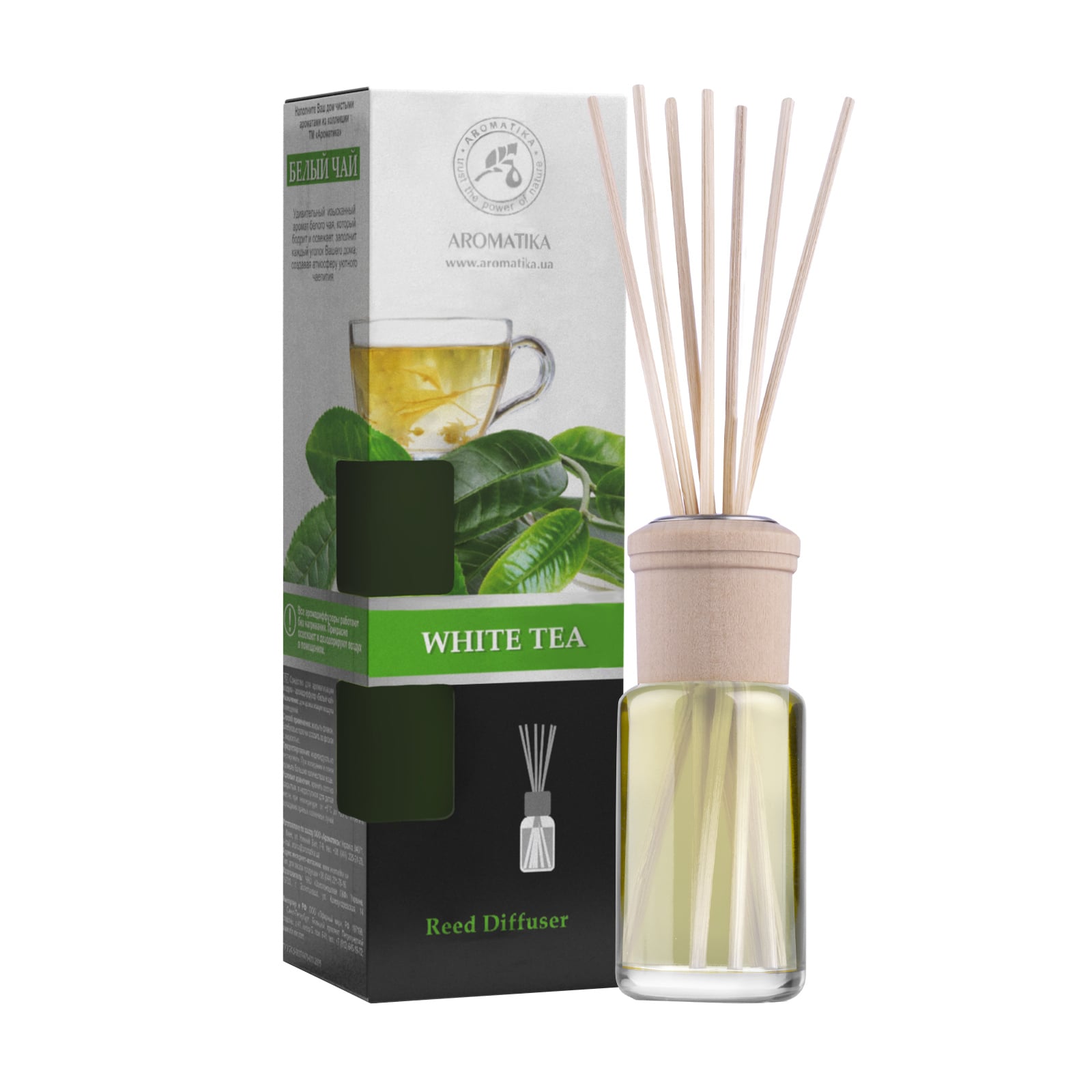 

Уцінка! Аромадифузор Ароматика White Tea Білий чай, 50 мл