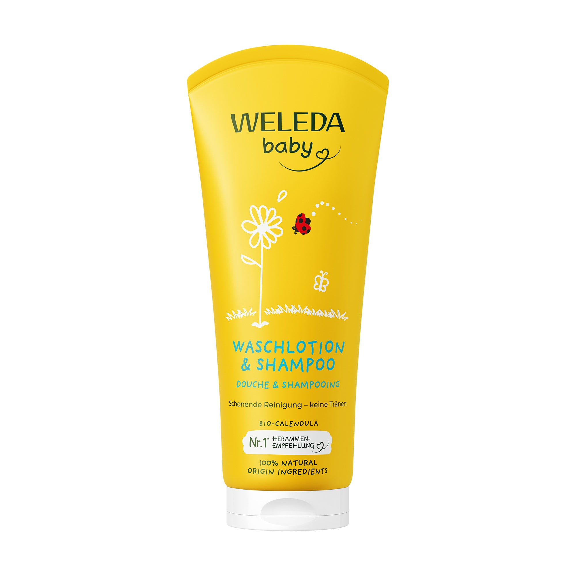 

Дитячий шампунь-гель для тіла та волосся Weleda Baby Body Wash & Shampoo з календулой, 200 мл