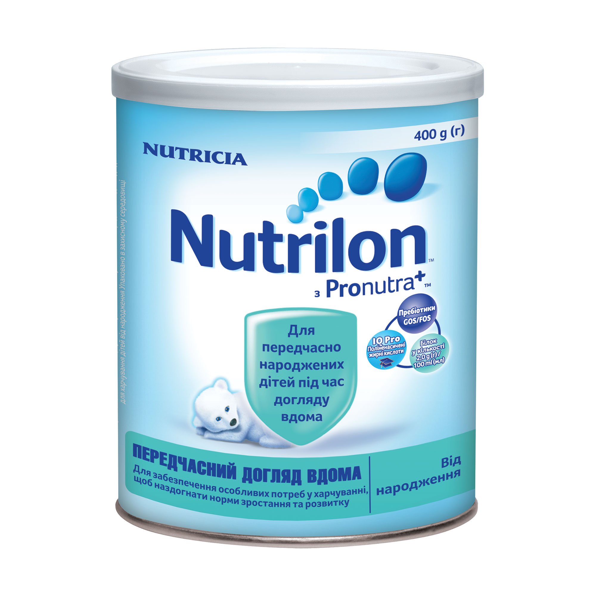 

Уцінка! Суха молочна суміш Nutrilon Передчасний догляд вдома, від народження, 400 г