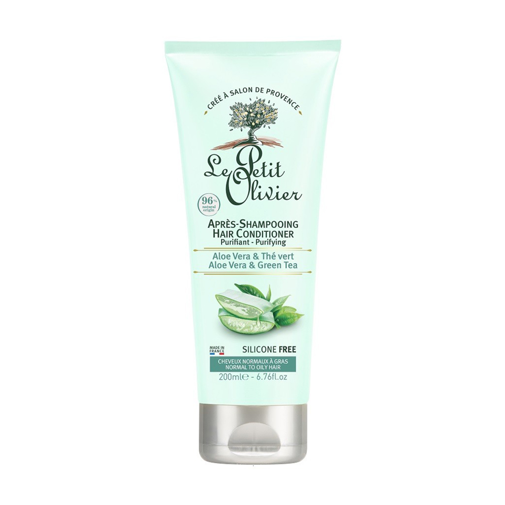 

Кондиціонер Le Petit Olivier Aloe Vera & Green Tea Hair Conditioner для нормального та жирного волосся, 200 мл