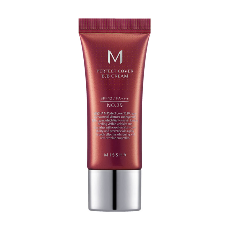 

Уцінка! BB-крем для обличчя Missha M Perfect Cover BB Cream SPF 42 / PA +++, 25 Warm Beige, 20 мл