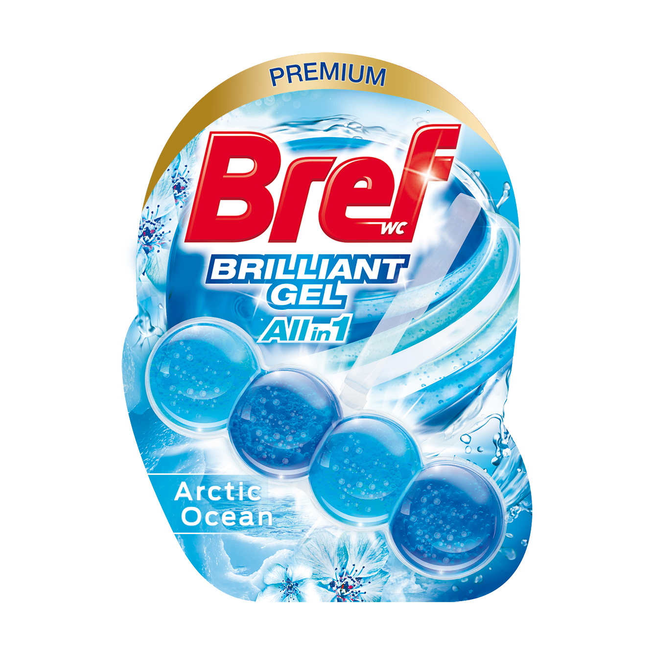 

Туалетний блок Bref Brilliant Gel Арктичний океан, 42 г