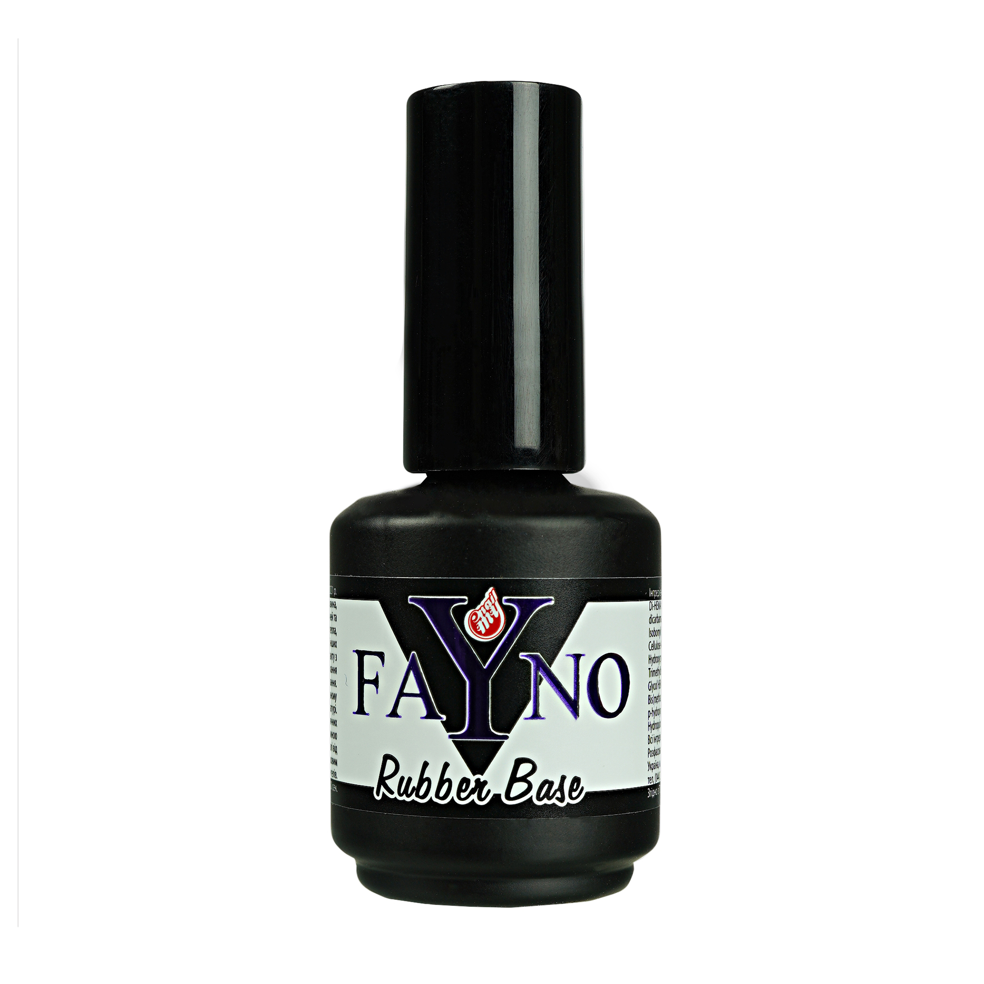 

Уцінка! База каучукова камуфлююча для гель-лаку Fayno Rubber Base 02 блідо-рожевий, 15 мл