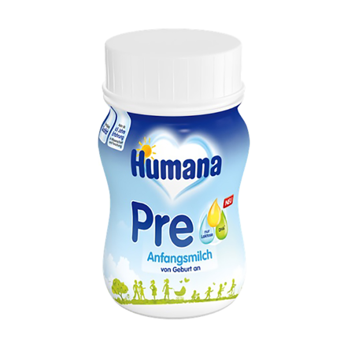 

Уцінка! Дитяча рідка молочна суміш Humana Anfangsmilch PRE з LC PUFA, з народження, 90 мл