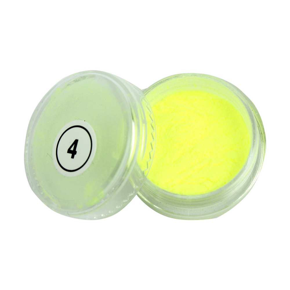 

Уцінка! Акрилова пудра для нігтів My Nail, 4 Неон жовтий, 2 мл