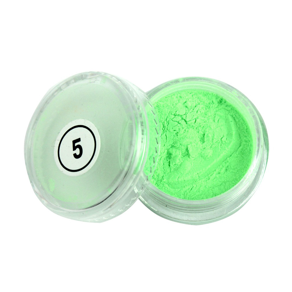 

Уцінка! Акрилова пудра для нігтів My Nail, 5 Неон зелений, 2 мл