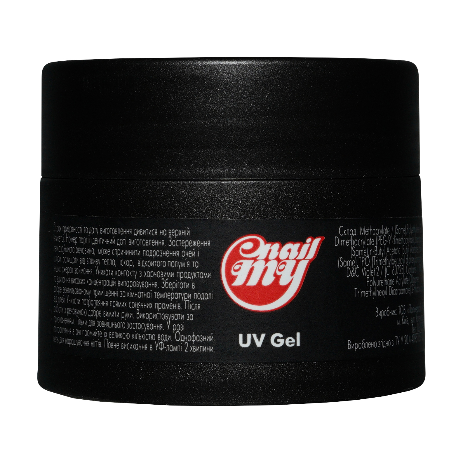 

Гель однофазний для нігтів My Nail UV Gel середній, 57 Білий, 15 г