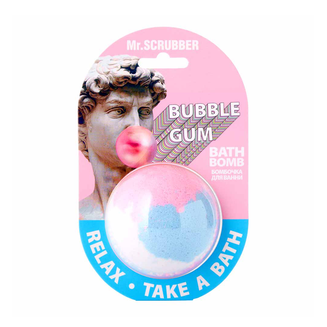 

Уцінка! Бомбочка для ванни Mr.Scrubber Bubble Gum Bath Bomb, 200 г
