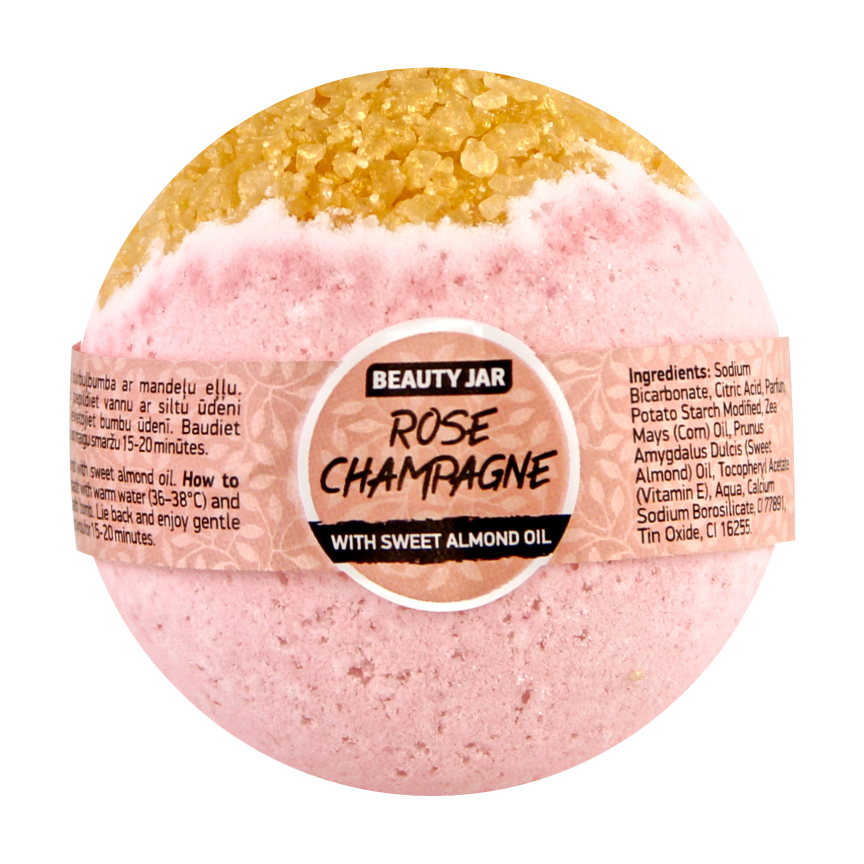 

Бомба для ванни Beauty Jar Rose Champagne, 150 г