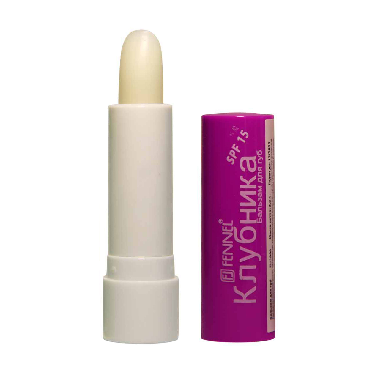 

Бальзам для губ Fennel Lip Balm SPF 15, Stawberry, 3.2 г