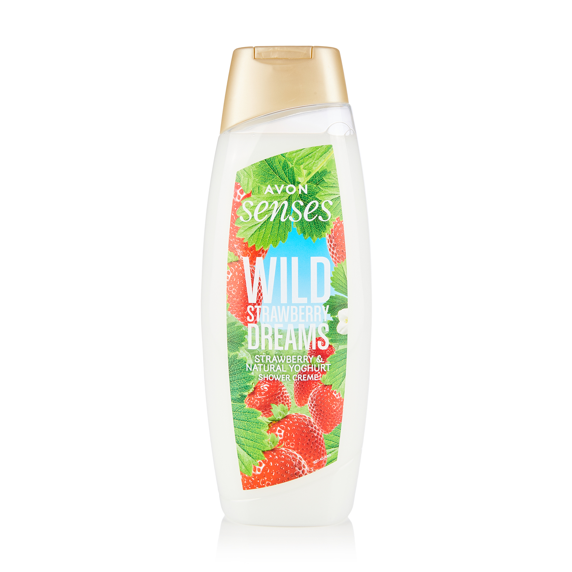 

Крем-гель для душу Avon Senses Wild Strawberry Dreams Shower Creme Полуниця та йогурт, 250 мл